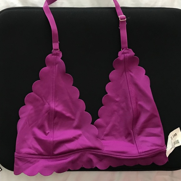 HALTER MAGENTA BRALETTE - Picture 3 of 6